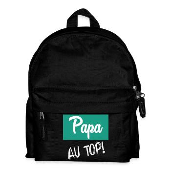 PAPA - Kinder Rucksack - Schwarz - Vorne
