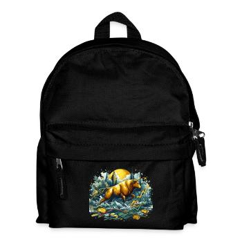 Finance Actions Taureau Or Wall Street Cadeau - Sac à dos Enfant - noir - Devant