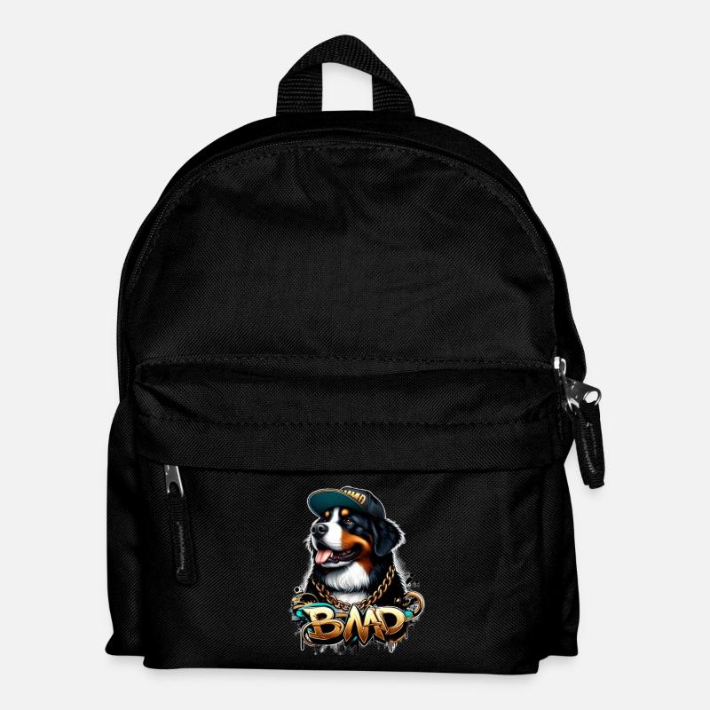 Berner Sennenhund - Kinder Rucksack - Schwarz