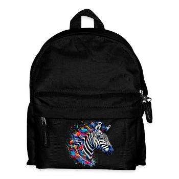 Zebra - Kids' Backpack - black - Front