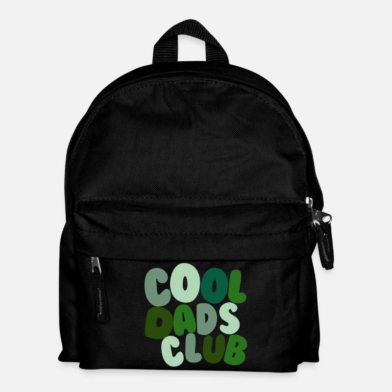 Cool Dads Club Vert - Sac à dos Enfant - noir