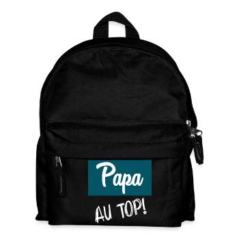 HAPPY FATHER'S DAY. DAD. FATHER'S DAY. FATHER - Kids' Backpack - black - Front