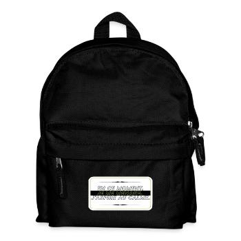 I take it easy - Kids' Backpack - black - Front