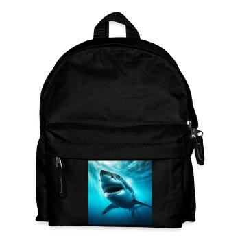 Great White Shark - Kids' Backpack - black - Front