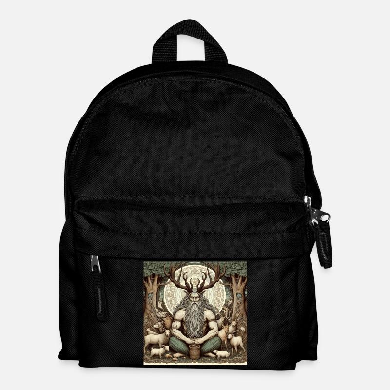 Cernunnos, dieu celte - Sac à dos Enfant - noir
