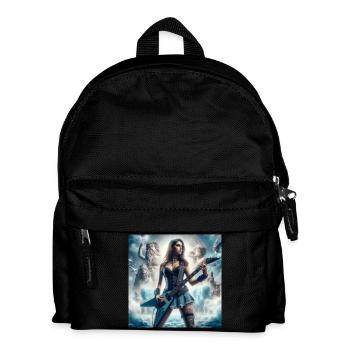 Guitarist with Poseidon - Kids' Backpack - black - Front