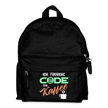 Code Développeur de déclaration Programmeur Ordinateur - Sac à dos Enfant - noir - Devant