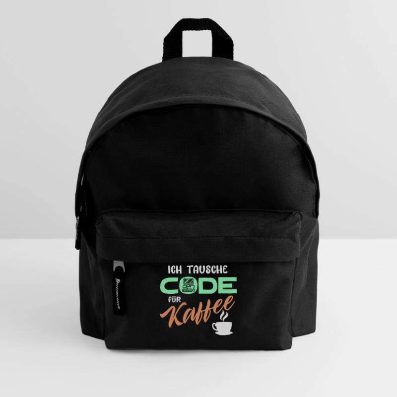 Code Developer Statement Programmierer Computer Kinder Rucksack