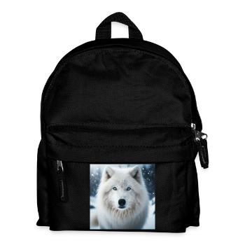 Loup arctique - Sac à dos Enfant - noir - Devant
