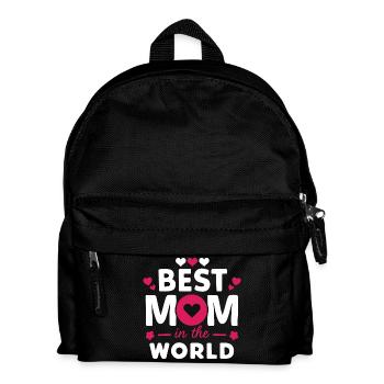 Best Mom in the World - Kids' Backpack - black - Front