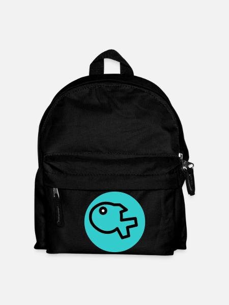 little fish - Kids' Backpack - black