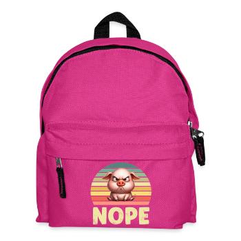 Cochon - Sac à dos Enfant - fuchsia - Devant
