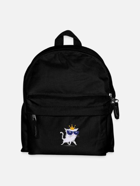 Milkweed cat - Kids' Backpack - black