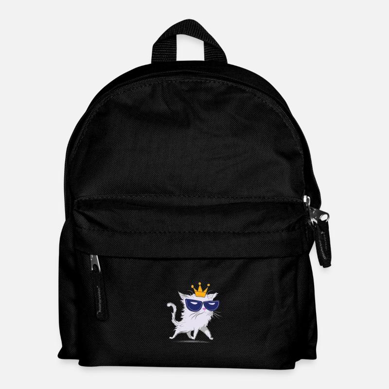 Milkweed cat - Kids' Backpack - black