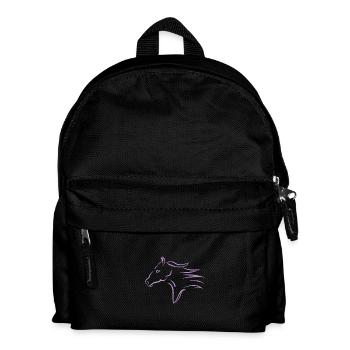 Tête de cheval rapide - Sac à dos Enfant - noir - Devant