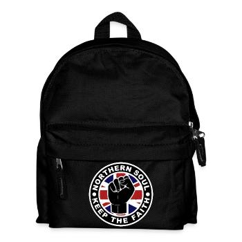 Northern Soul - Keep The Faith - Union Jack - Sac à dos Enfant - noir - Devant