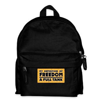 Fuel Pump Energy Storage Statement Refueling Electricity - Kids' Backpack - black - Front