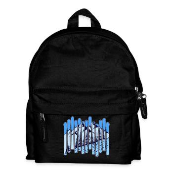 Montagne glacée Sports d’hiver Ski Vacances de ski - Sac à dos Enfant - noir - Devant