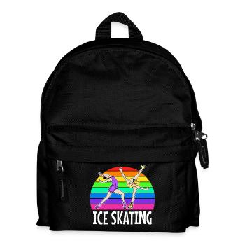 Ice skating Ice hockey Snowboard Winter sports Ice - Kids' Backpack - black - Front