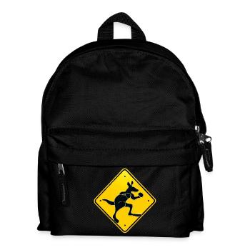 Kangaroo Boxing - Kids' Backpack - black - Front