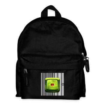 SPOT - GEHIRN - Kinder Rucksack - Schwarz - Vorne