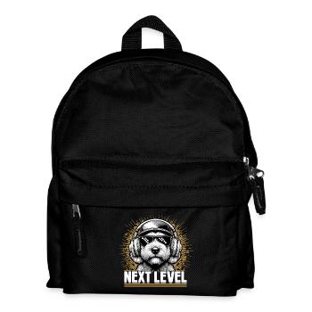Goldendoodle Hip Hop Chien Cadeau de niveau supérieur - Sac à dos Enfant - noir - Devant