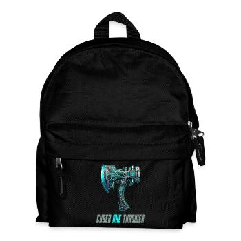 Cyber axe throwing axe sport design - Kids' Backpack - black - Front
