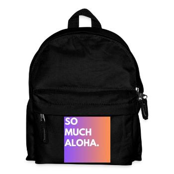 So Much Aloha - Kids' Backpack - black - Front