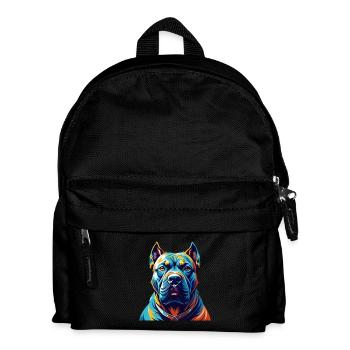 Perro De Presa Canario Dog Breed Cartoon Kawaii - Kids' Backpack - black - Front