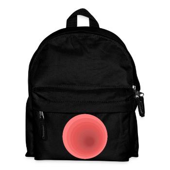 Abstrakte Farbverlaufs-Design - Kinder Rucksack - Schwarz - Vorne