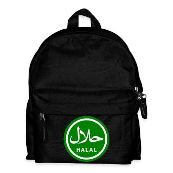 Halal - Kinder Rucksack - Schwarz - Vorne
