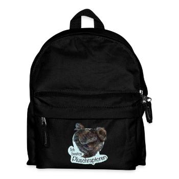 The Plush Raptors - Kids' Backpack - black - Front