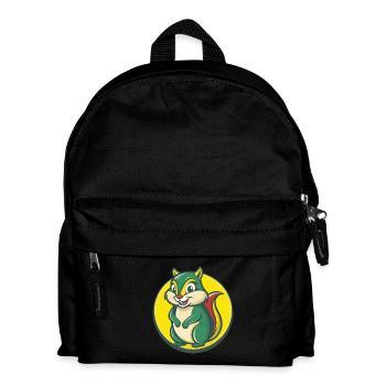 Chipmunk Cute Kawaii Cartoon Clipart Pet Animal - Kids' Backpack - black - Front