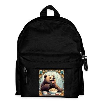 Pelmeni Bear Russian Gift - Kids' Backpack - black - Front