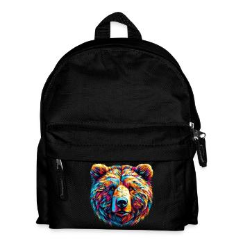 Bear - Kids' Backpack - black - Front