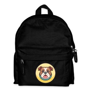 Bull Araber Hunderasse Cartoon Kawaii Clipart Tier - Kinder Rucksack - Schwarz - Vorne