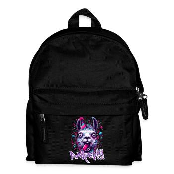 Fête Lama Célébrer Cadeau - Sac à dos Enfant - noir - Devant