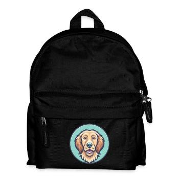 Fauve De Bretagne Race Chien Dessin Animé Kawaii Clipart - Sac à dos Enfant - noir - Devant