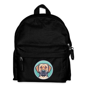 Brasileiro Chien Race Dessin animé Kawaii Clipart - Sac à dos Enfant - noir - Devant