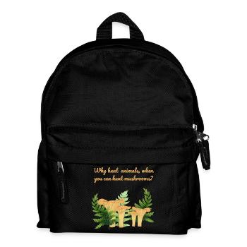 Schurken-Jäger - Kinder Rucksack - Schwarz - Vorne