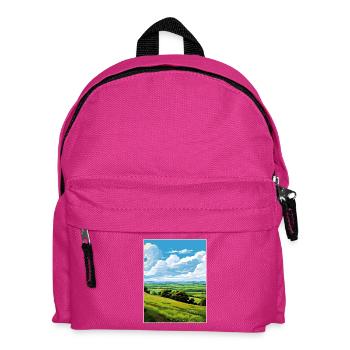Blackdown Hills Aonb Reiseposter Souvenir WPA - Kinder Rucksack - Fuchsia - Vorne