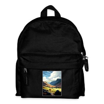 Clwydian Range Anob Vintage Voyage Poster Souvenir - Sac à dos Enfant - noir - Devant
