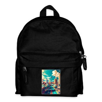 Johannesburg Südafrika Reiseposter Souvenir - Kinder Rucksack - Schwarz - Vorne