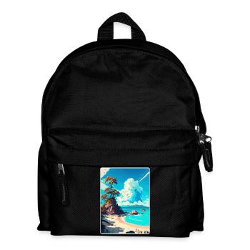 Ko Samui Thailand Thai Reise Poster Souvenir WPA - Kinder Rucksack - Schwarz - Vorne