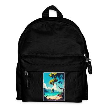 Phuket Thailand Thailand Reise Poster Souvenir WPA - Kinder Rucksack - Schwarz - Vorne