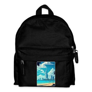 Pattaya Thailand Thai Reise Poster Souvenir WPA - Kinder Rucksack - Schwarz - Vorne