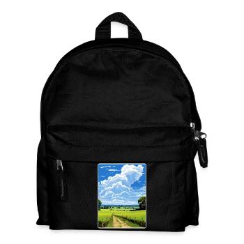 High Weald Aonb Affiche de voyage Souvenir Peinture WPA - Sac à dos Enfant - noir - Devant