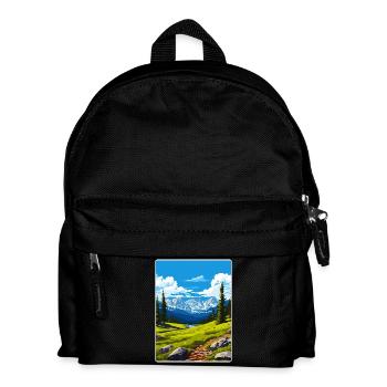 Rocky Mountain National Park Colorado Travel Card - Kids' Backpack - black - Front
