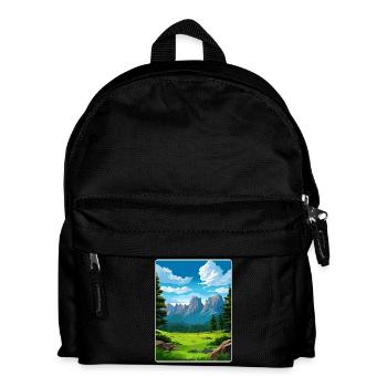 Rocky Mountain National Park Colorado Travel Card - Kids' Backpack - black - Front
