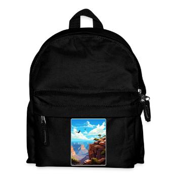 Grand Canyon Nationalpark Arizona Reiseposter - Kinder Rucksack - Schwarz - Vorne